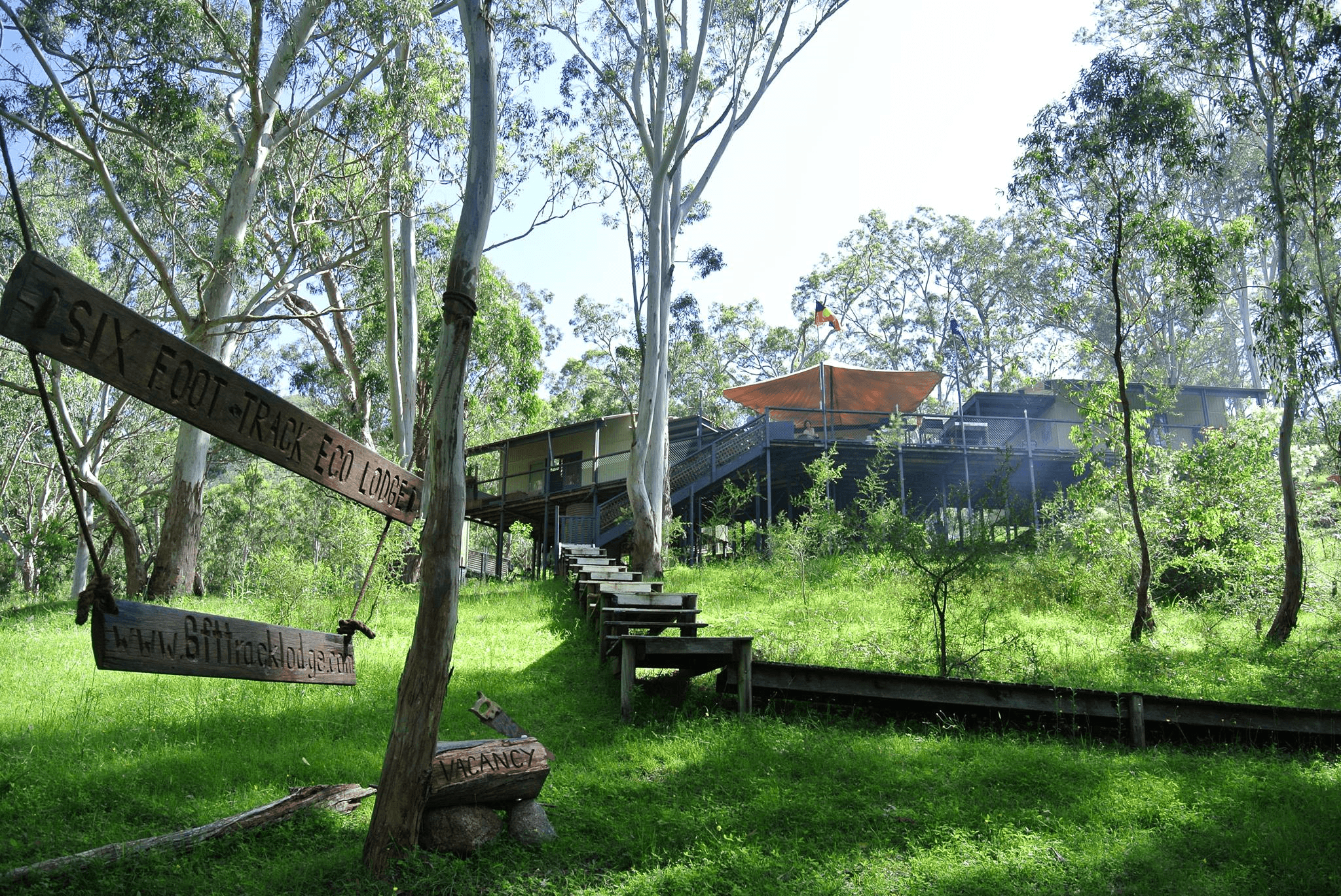 A photo of the lodge